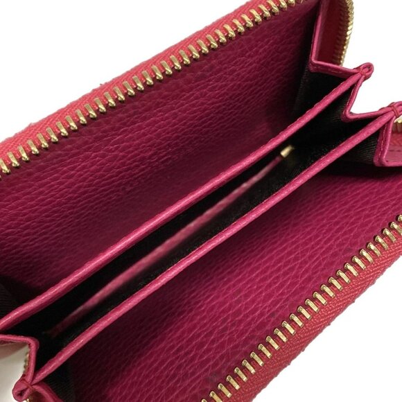 Auth GUCCI Swing 368877 Pink Leather - Coin Case - Picture 4 of 6
